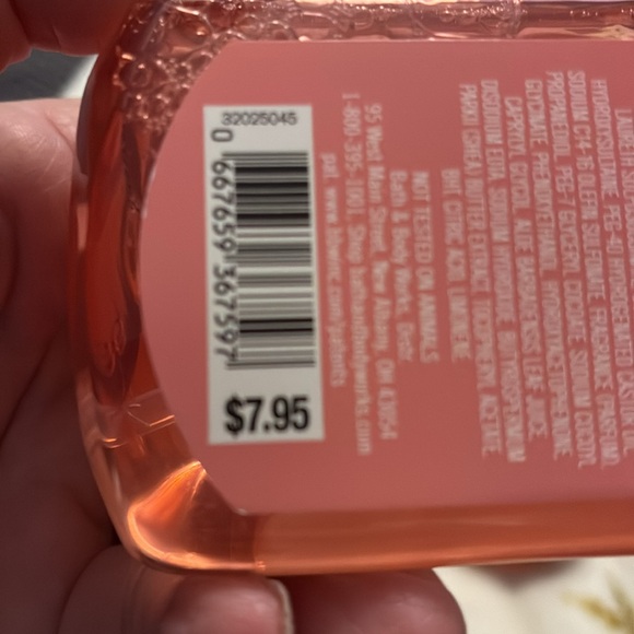 Bath & Body Works Pink Peach Blossom Foaming Hand Soap (3) 🆕 - Picture 5 of 5